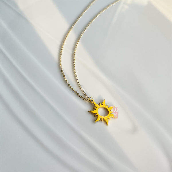 Sun Necklace | Gold Plated | Rabunzel