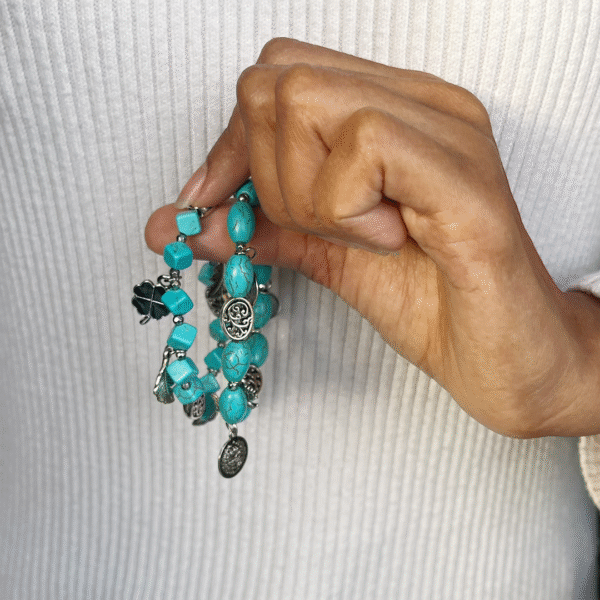 Dark Cyan Bracelet l Stainless - Image 4