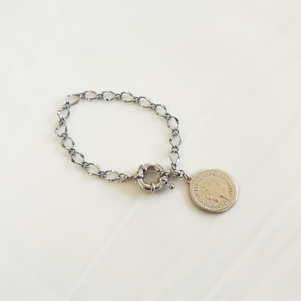 Coin Bracelet | Silver | Stainless - Image 3