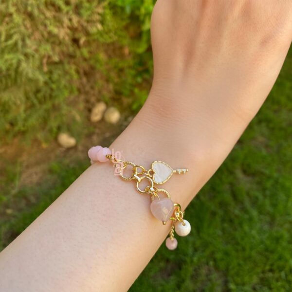 Natural Rocks | Crystal | Bracelet | Gold Plated - Image 7