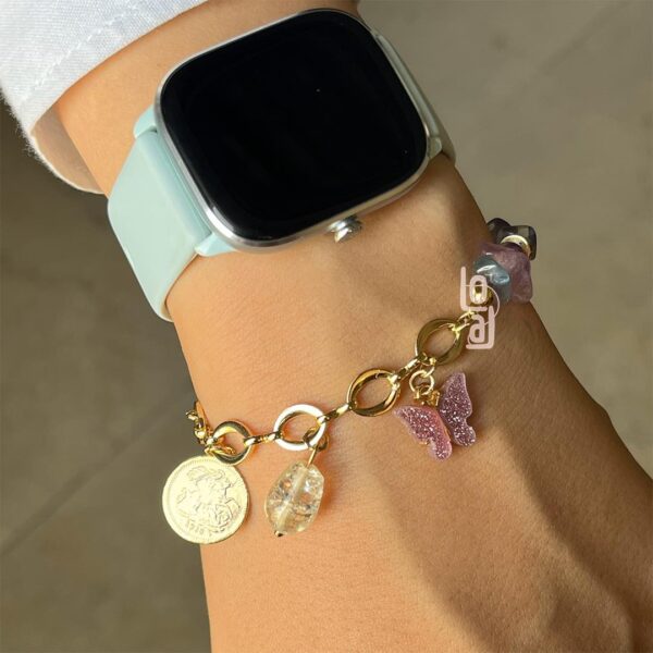 Natural Rocks | Crystal | Bracelet | Gold Plated - Image 2