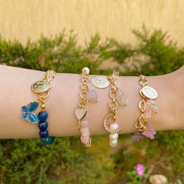 Natural Rocks | Crystal | Bracelet | Gold Plated - Image 4