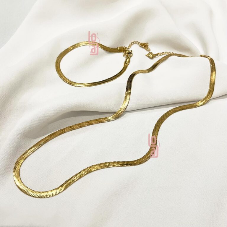 Snake Chain | Gold Plated | Necklace & Bracelet