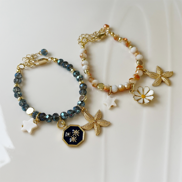 Stars Bracelets | Crystal | Gold Plated